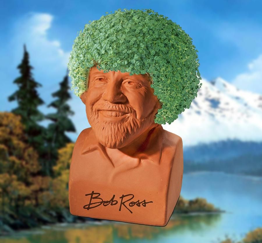 Bob Ross Finger Puppet