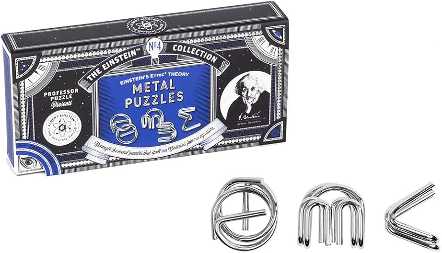 E=mc2 Metal Puzzles