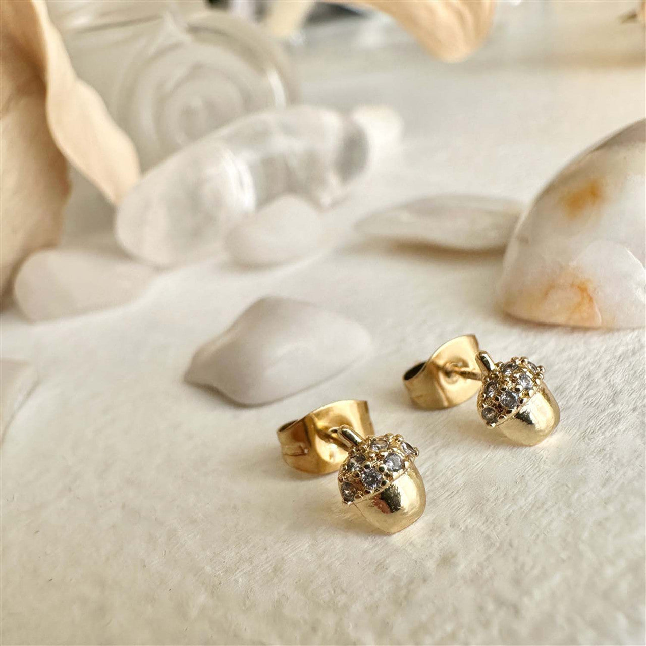 Acorn Stud Earrings