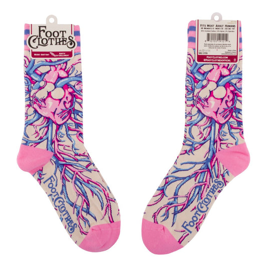 Aortic Entanglement Crew Socks