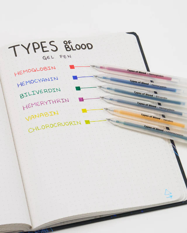 Blood Types Gel Pen