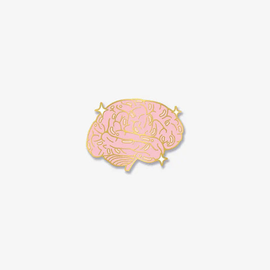 Brain Enamel Pin