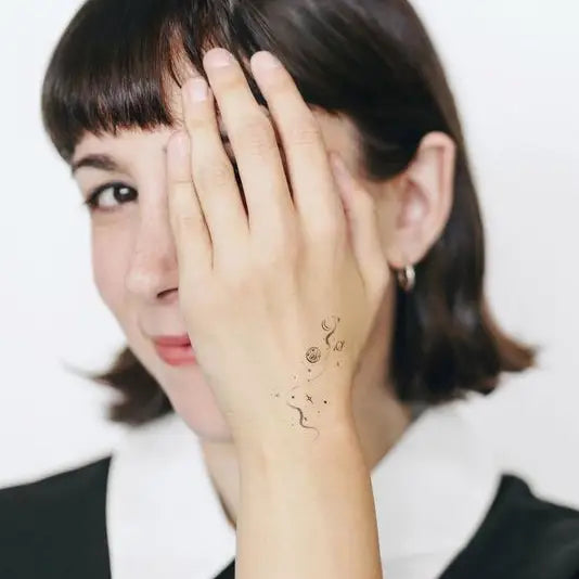 Celestial Tattoo Pair