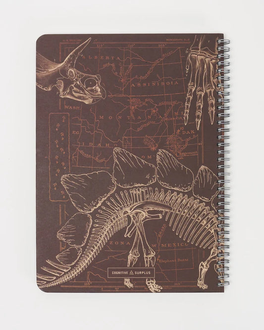 Dino Bones Spiral Notebook A5