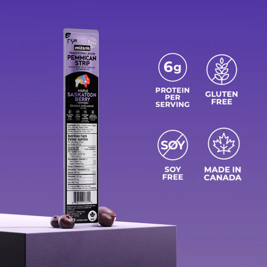 Maple Saskatoon Berry Strips