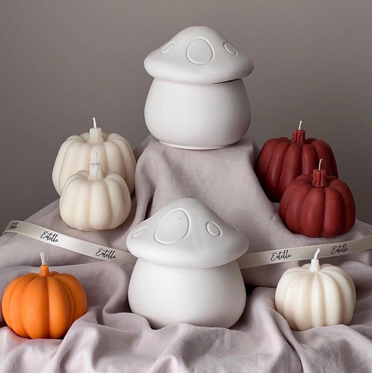 Mushroom Jar Candle