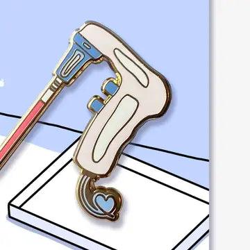 Pipettor Enamel Pin