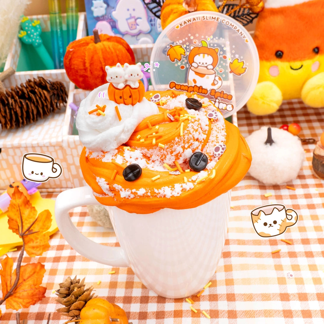 Pumpkin Spice Catpuccino Slime