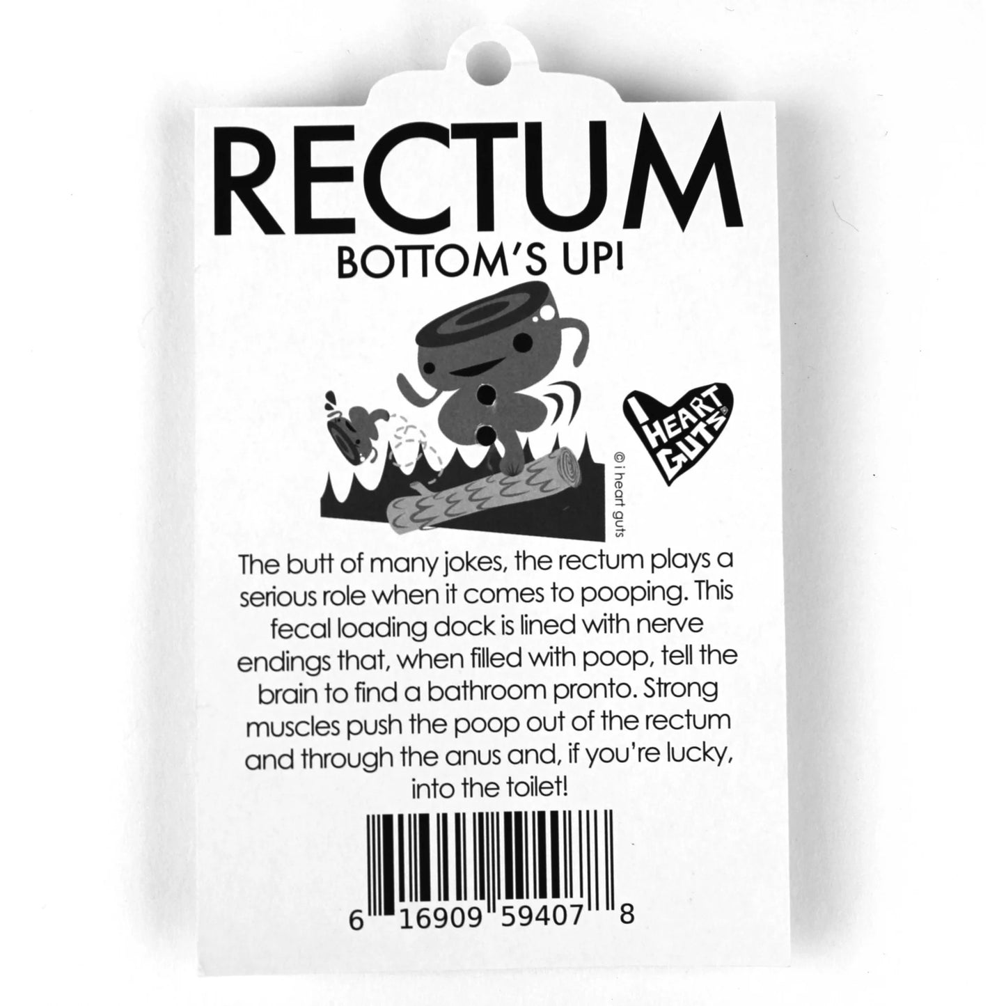 Anatomical Rectum Keychain