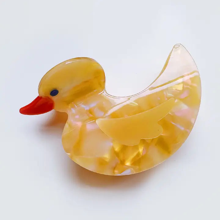 Rubber Ducky Claw Clip