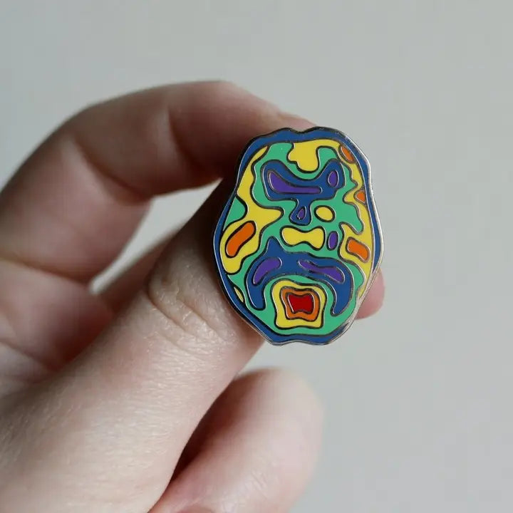 Schizophrenia Enamel Pin