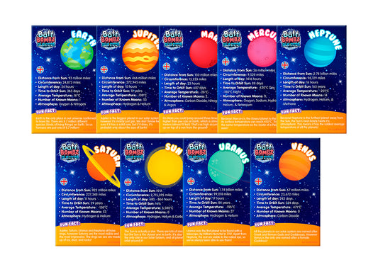 Solar System Bath Bombs