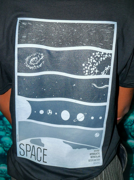 Space Print T-Shirt