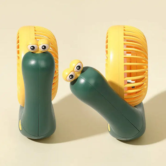 Yellow Snail Desktop Fan