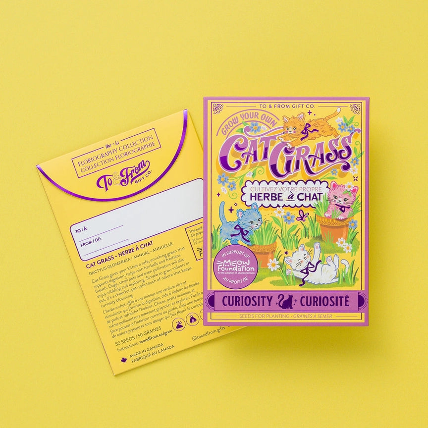 Cat Grass Seed Packet