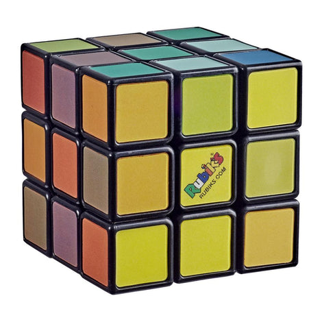 Just when it looks like you've solved the puzzle-look again! The Rubik's Impossible's iridescent tiles change colour when viewed from different angles, creating two different ways to solve. Get ready for the ultimate Rubik's challenge!