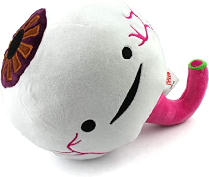 This 10" x 7" x 4.5" fluffy peeper loves eyeglasses, but hates eye patches and is looking for someone special. These orbs of light-sensitive tissue, fluid, and muscle are our wonderful windows on the world. That’s some nerve! Book-like educational hangtag sheds light on this complex and important organ.