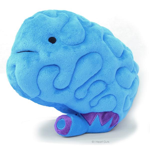 brain plush i heart guts all you need is lobe soft high quality ages 3+ neural cortex art brainiest organ memory imagination steam facts smile unique spark joy stuffed nursing nurse nurses medicine medical happiness doctor doctors gift anatomy