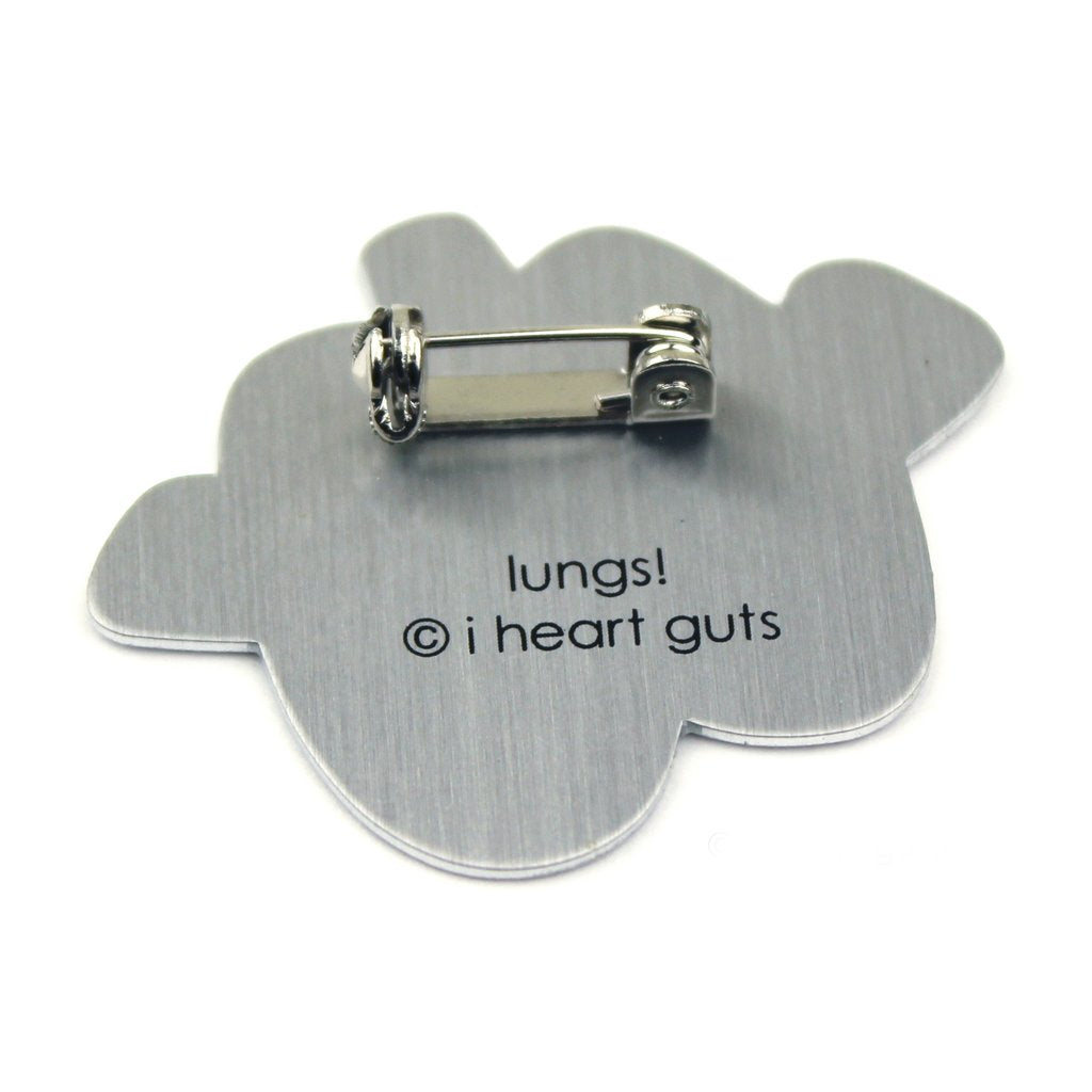 lungs pin i heart guts organ lovely i lung you aluminum pins keys blue pink smile organ organs breathe doctor doctors nurse nurses medicine medical students biology biologist