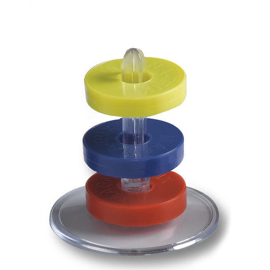 magna trix tedco toys magnet rings float roll defy law gravity magnetism toy toys suspend spindle disks ages 5+