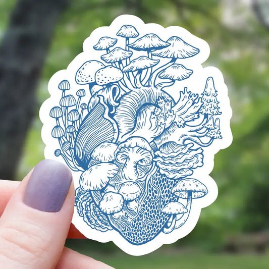 Fungal Heart Sticker