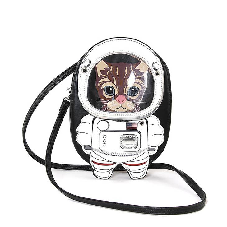 Astronaut Cat Cross Body Bag