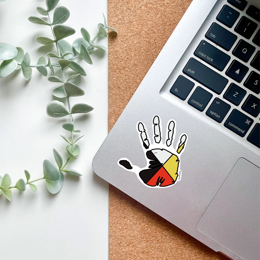 Medicine Wheel Vinyl Sticker