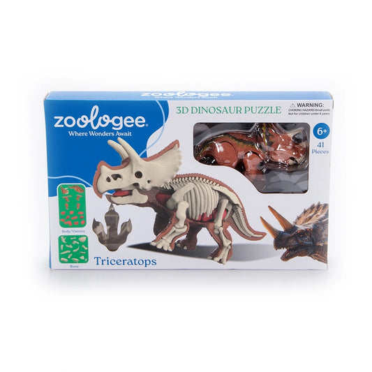 3D Triceratops Puzzle