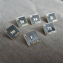 Load image into Gallery viewer, Queer Chemistry Prounoun Pins
