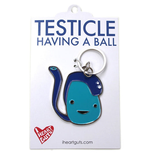 Testicle Keychain