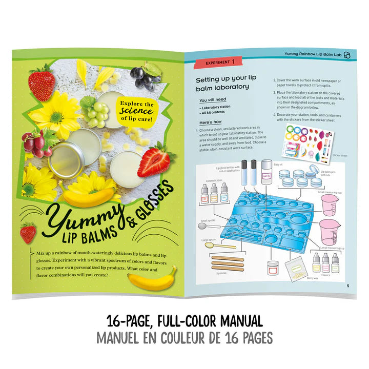 Yummy Rainbow Lip Balm Lab