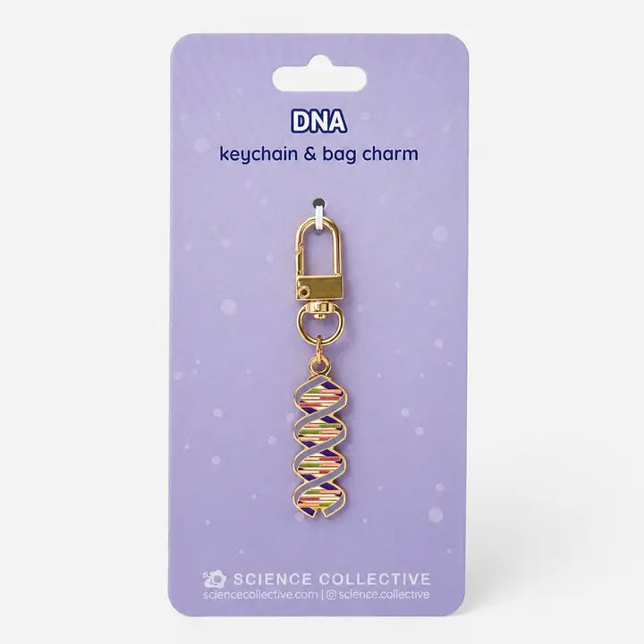 DNA Metal Keychain