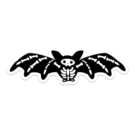 Bat Skeleton Vinyl Sticker