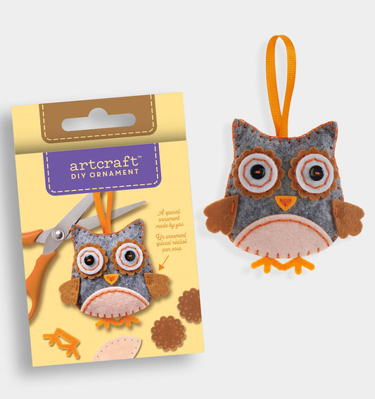 Felt Owl DIY Ornament