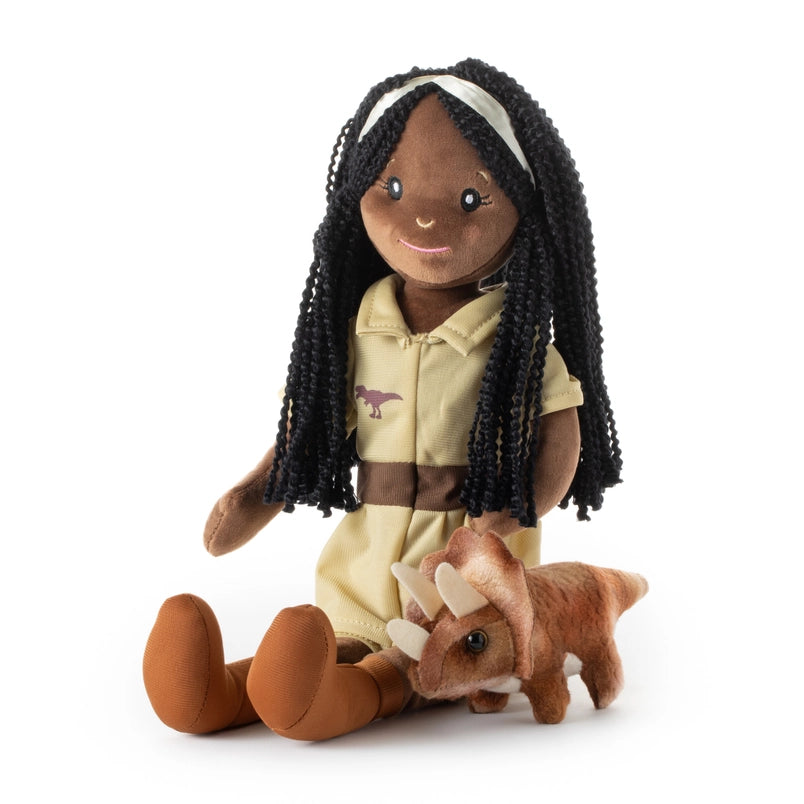 Dino Paleontologist Doll 17"