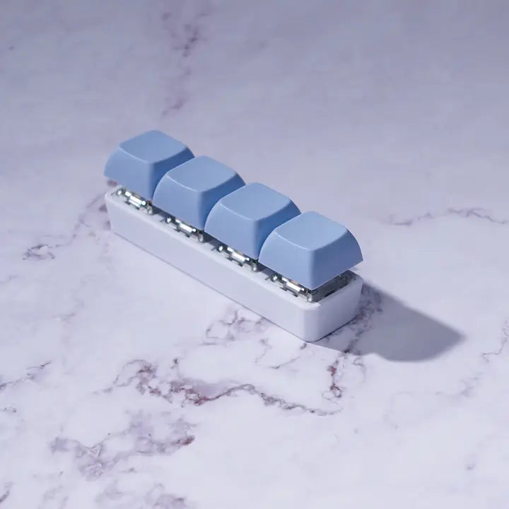 4 Key Tactile Fidget Stick Blue