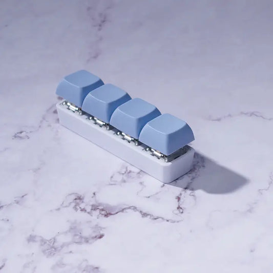 4 Key Tactile Fidget Stick Blue