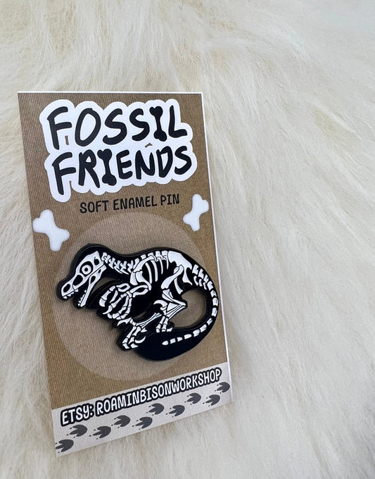 Velociraptor Soft Enamel Pin