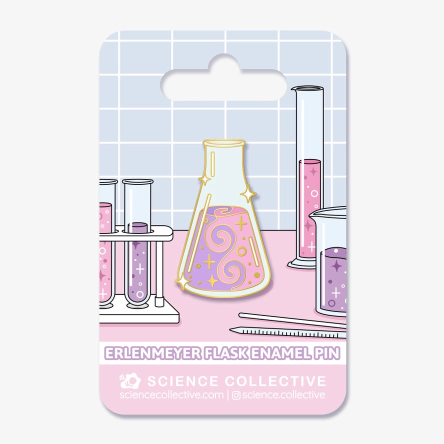 Erlenmeyer Flask Enamel Pin