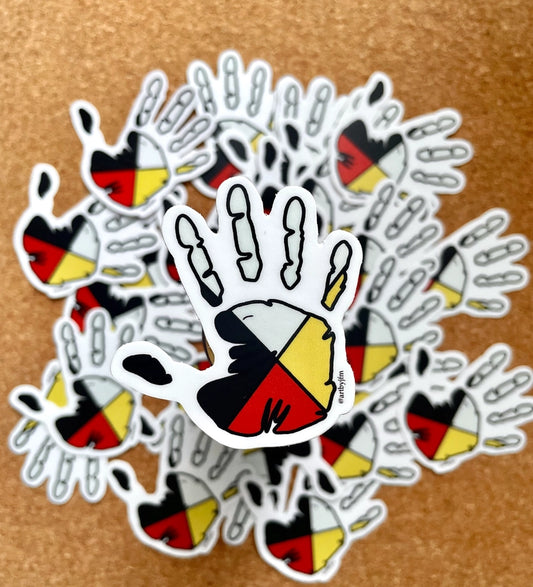 Medicine Wheel Vinyl Sticker