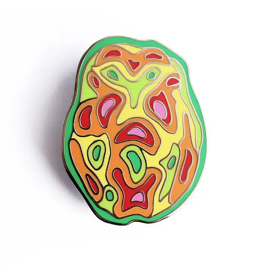 Anxiety Enamel Pin