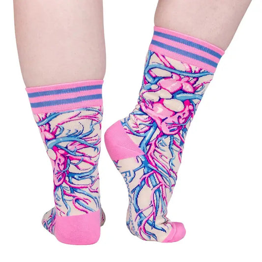 Aortic Entanglement Crew Socks