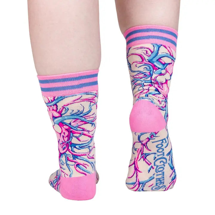 Aortic Entanglement Crew Socks