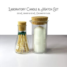 Load image into Gallery viewer, Beaker Candle + Match Set
