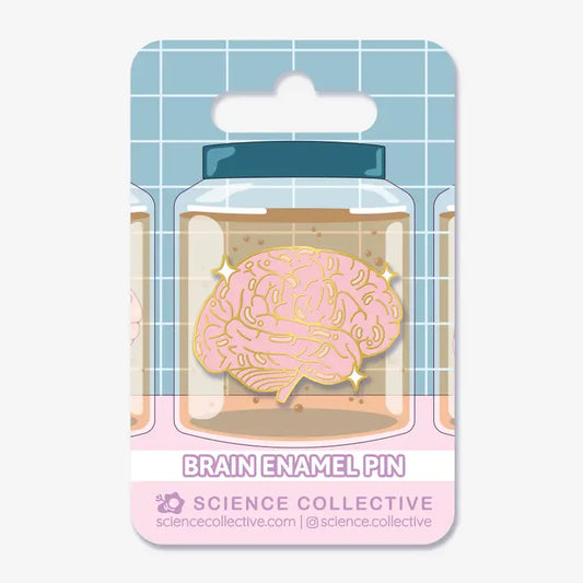 Brain Enamel Pin