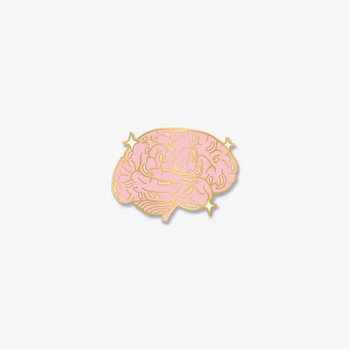 Brain Enamel Pin