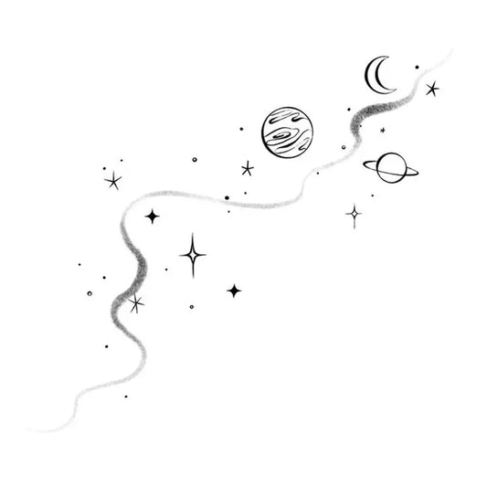 Celestial Tattoo Pair