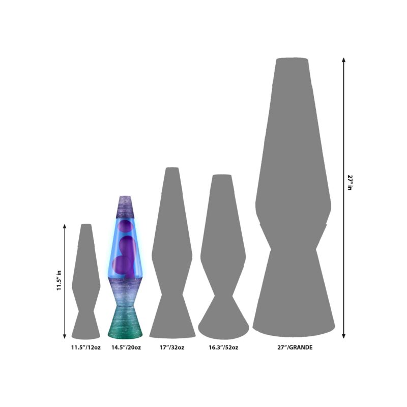 14.5" Ceramic Dip Lava Lamp