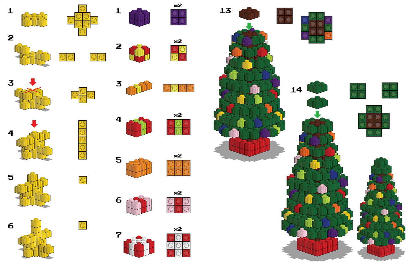 Christmas Pixel Puzzle Diorama