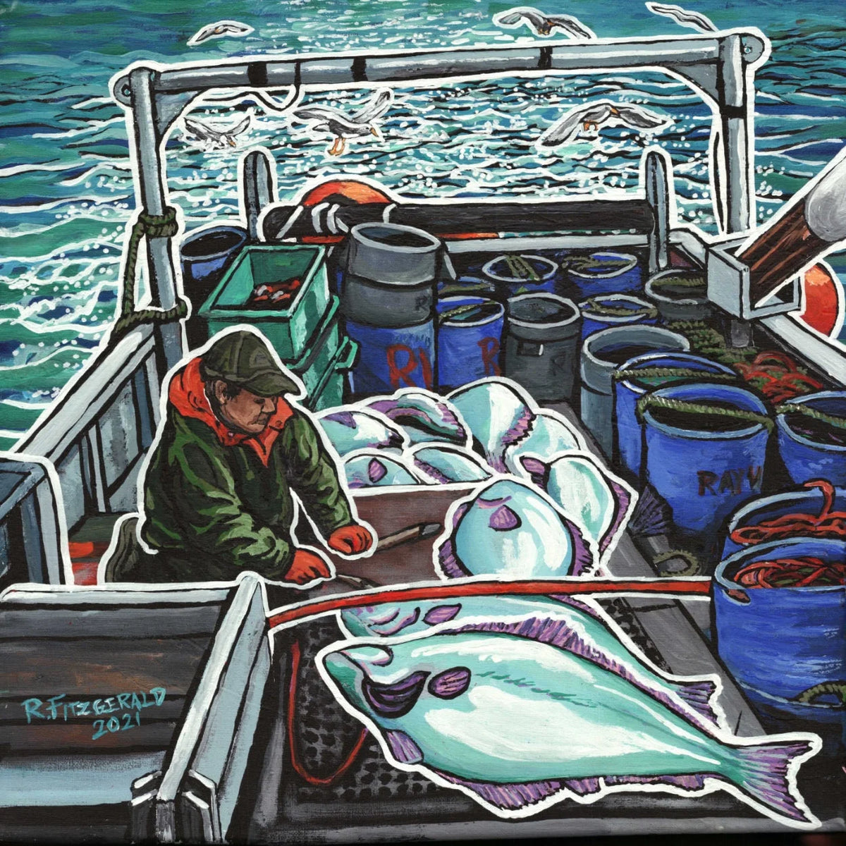 Fishing for Halibut by Reilly Fitzgerald
